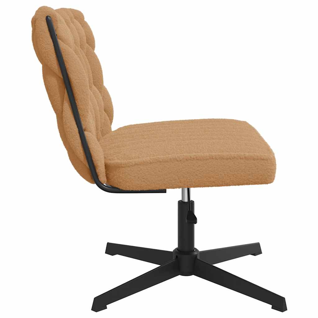 Bureaustoel beige wolachtige stof is nu te koop bij PeponiXL, paradijselijk wonen!