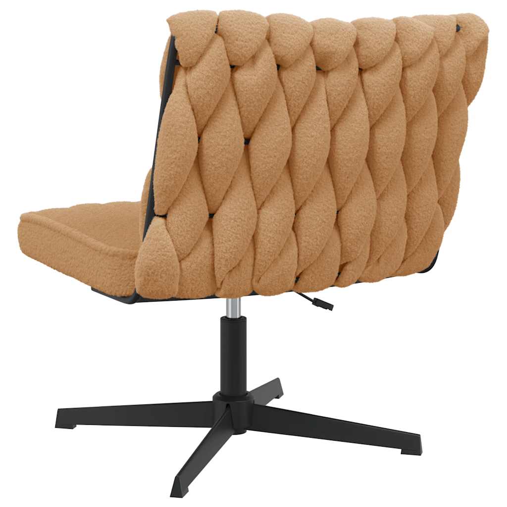 Bureaustoel beige wolachtige stof is nu te koop bij PeponiXL, paradijselijk wonen!