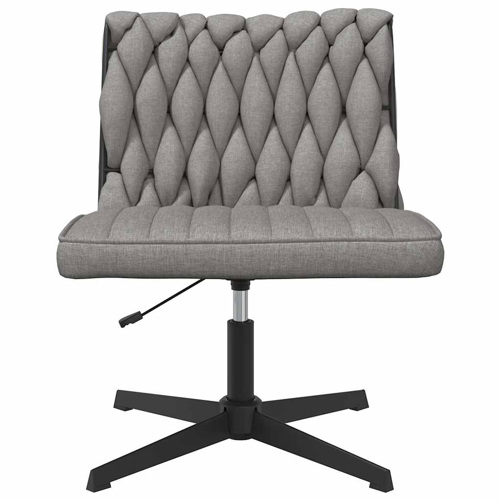 Kantoorstoel draaibaar stof lichtgrijs is nu te koop bij PeponiXL, paradijselijk wonen!