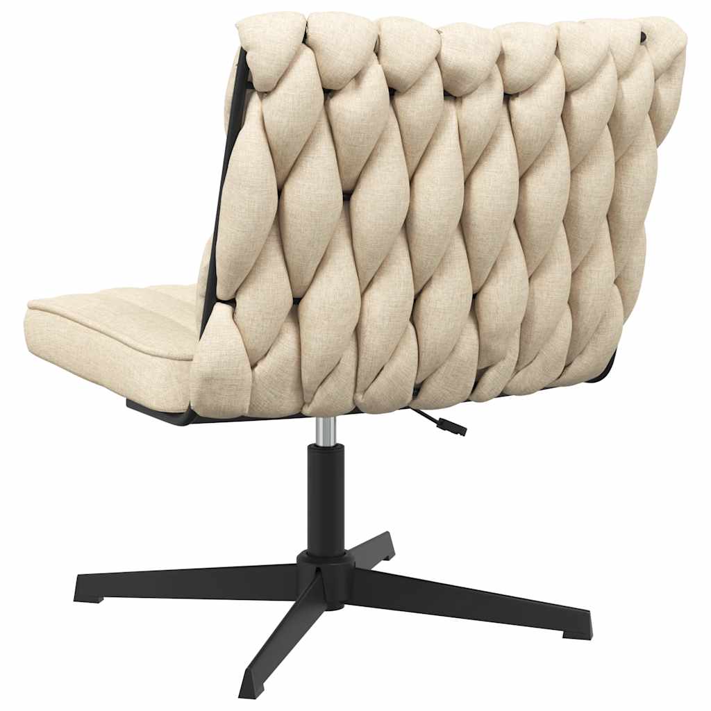 Kantoorstoel draaibaar stof crèmekleurig is nu te koop bij PeponiXL, paradijselijk wonen!