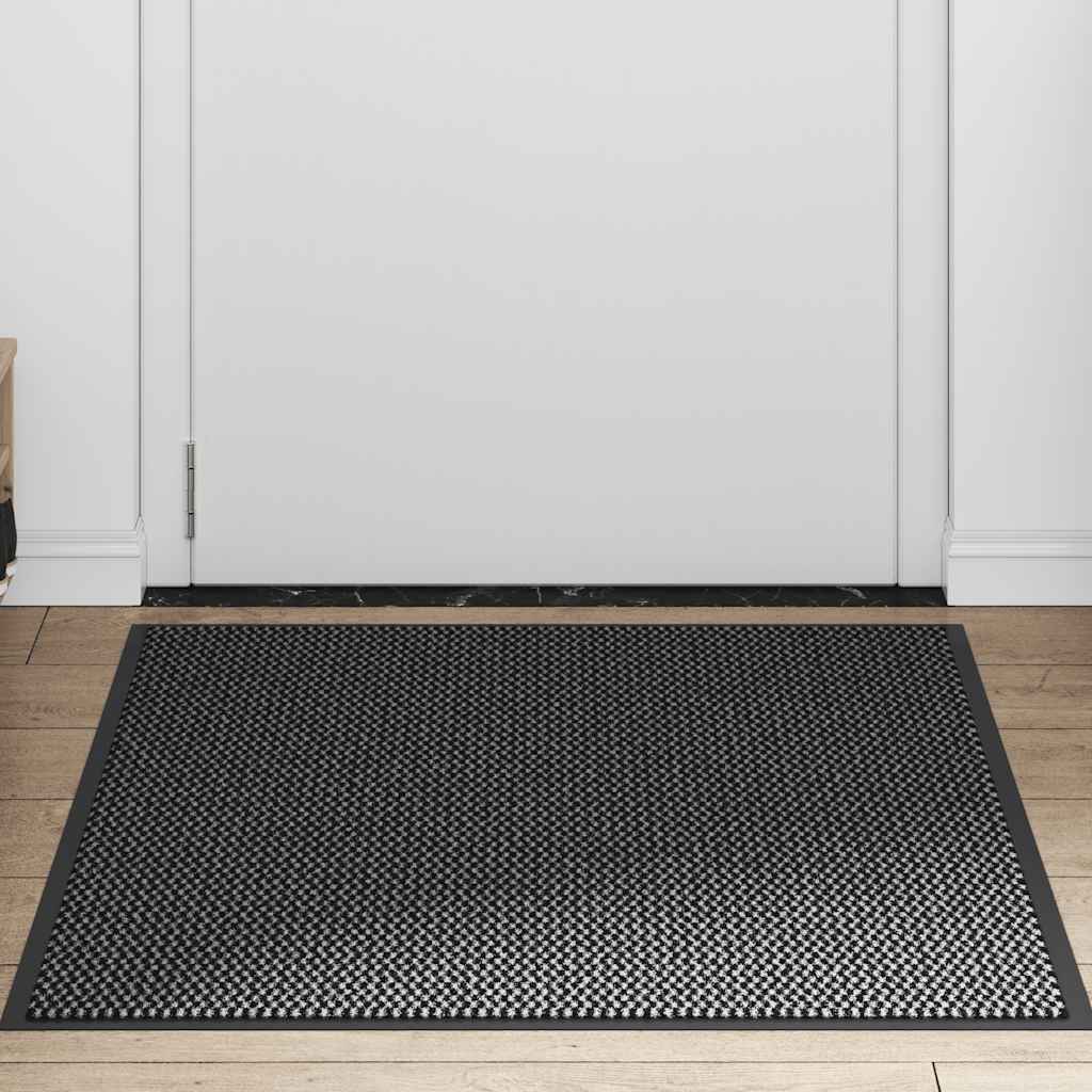 Deurmat 90x120 cm antracietkleurig is nu te koop bij PeponiXL, paradijselijk wonen!