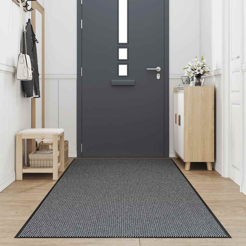 Deurmat 115x500 cm antracietkleurig is nu te koop bij PeponiXL, paradijselijk wonen!
