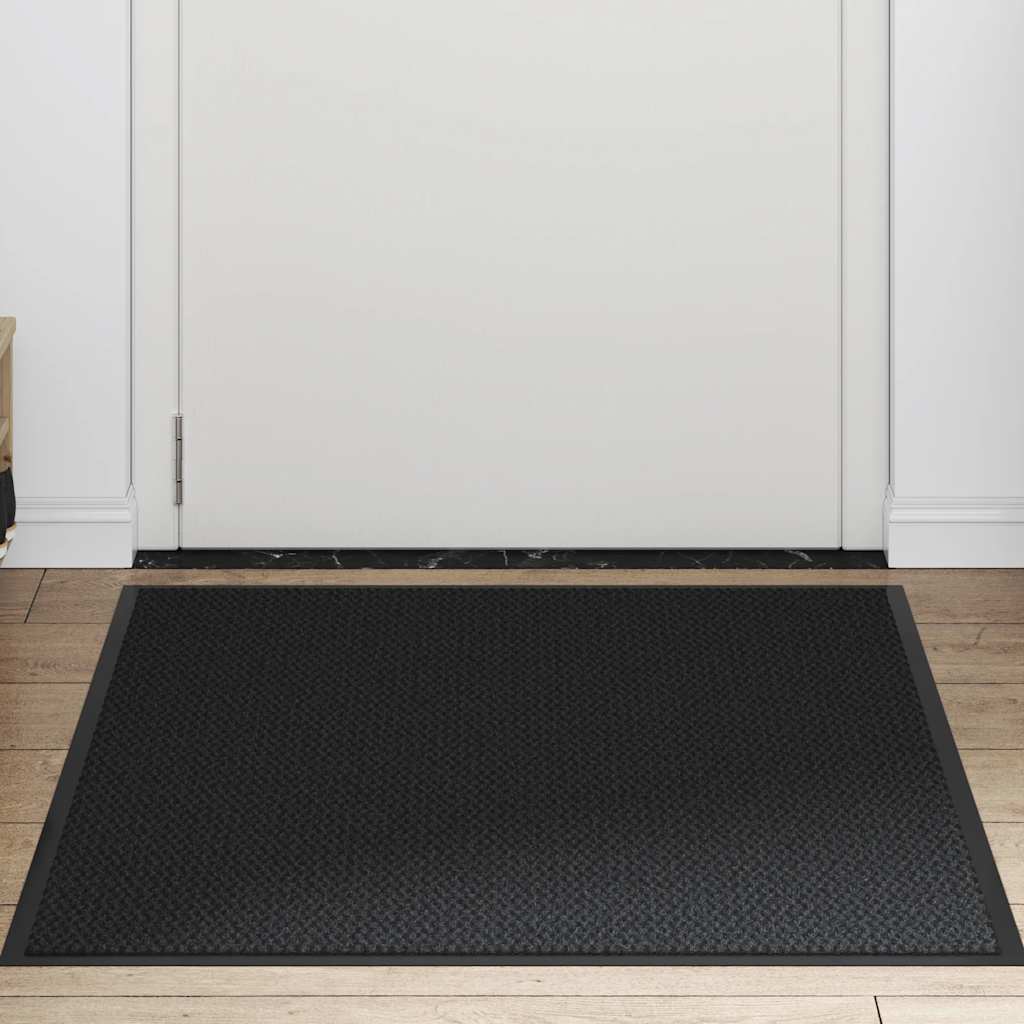 Deurmat 90x120 cm zwart is nu te koop bij PeponiXL, paradijselijk wonen!