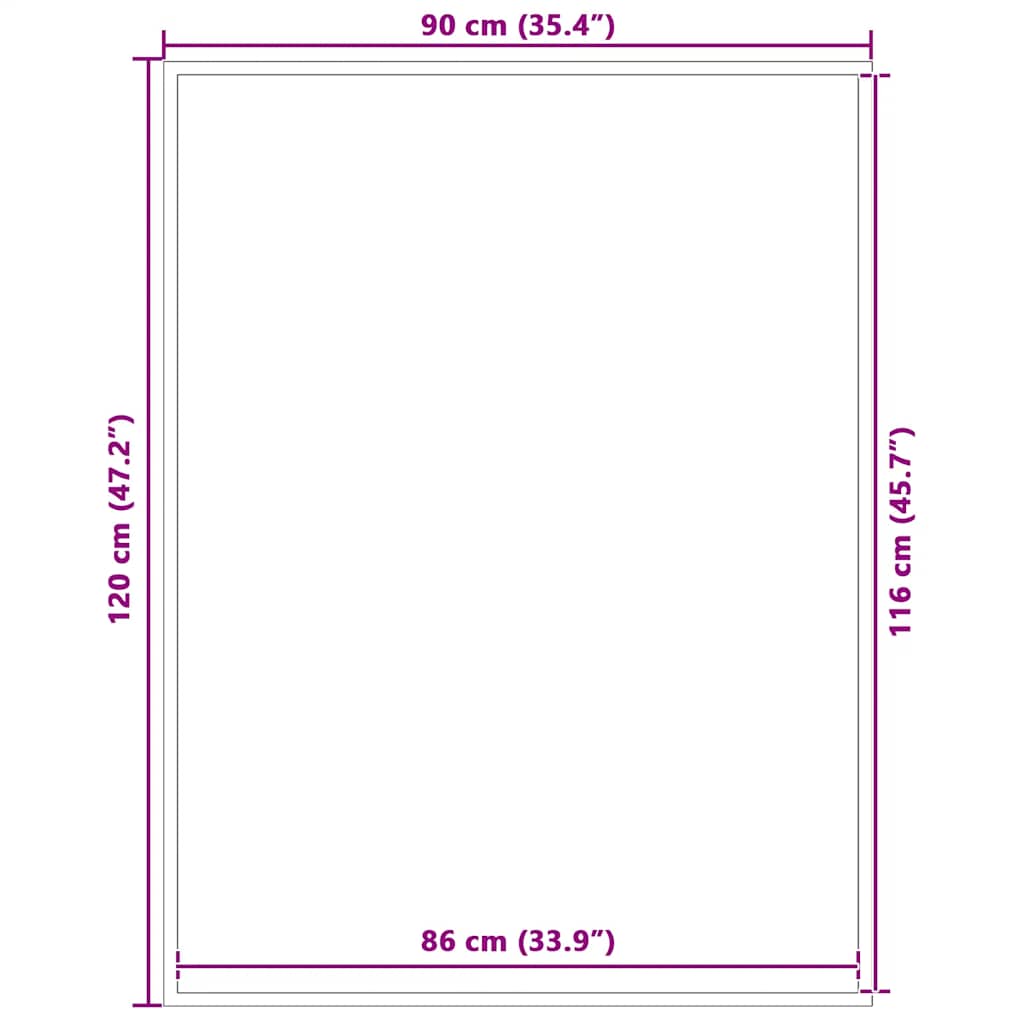 Deurmat 90x120 cm zwart is nu te koop bij PeponiXL, paradijselijk wonen!