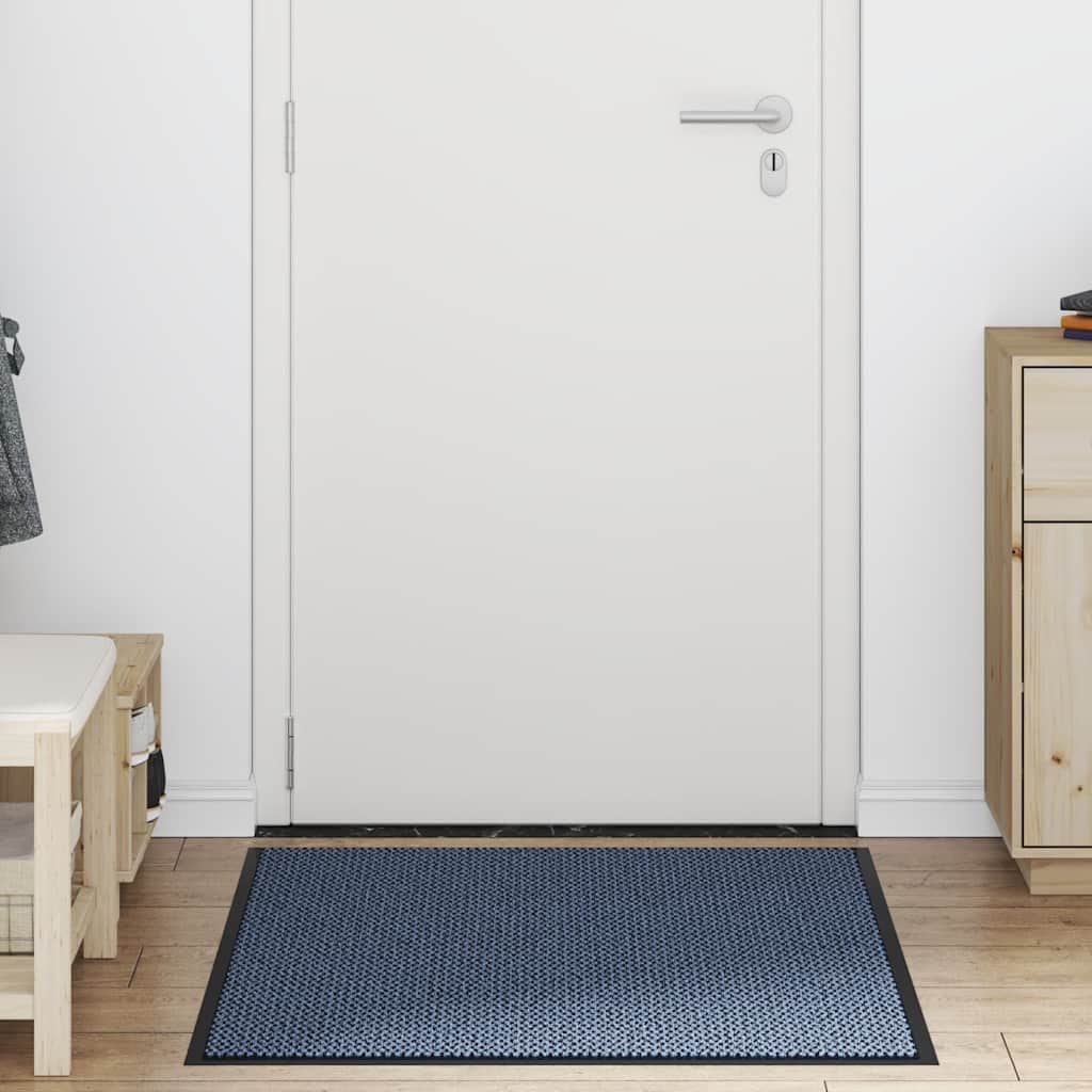 Deurmat 90x120 cm blauw is nu te koop bij PeponiXL, paradijselijk wonen!