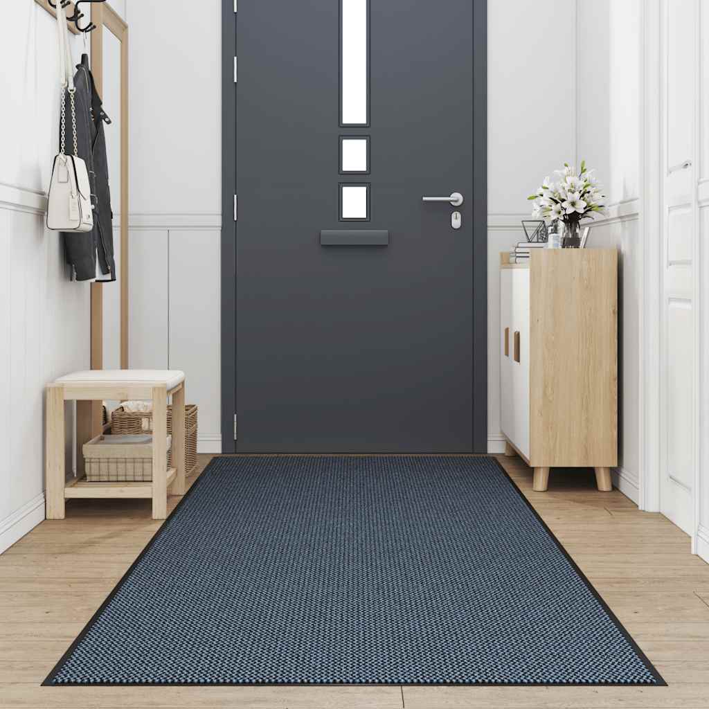 Deurmat 115x500 cm blauw is nu te koop bij PeponiXL, paradijselijk wonen!