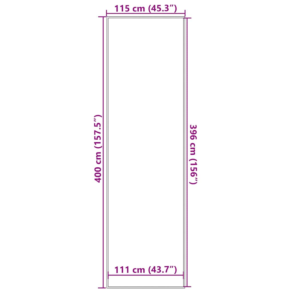 Deurmat 115x400 cm bruin is nu te koop bij PeponiXL, paradijselijk wonen!