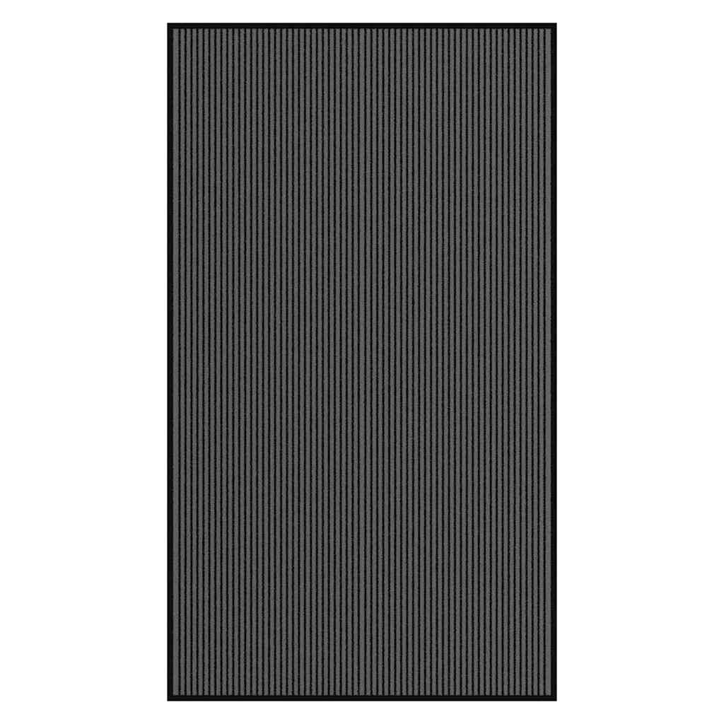 Deurmat 115x200 cm streep zwart en grijs is nu te koop bij PeponiXL, paradijselijk wonen!