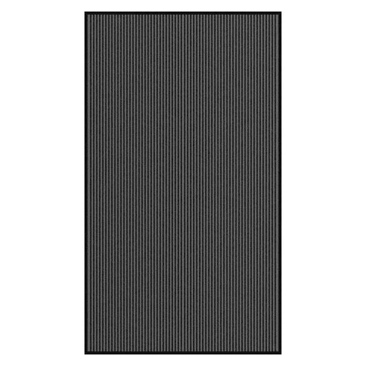 Deurmat 115x200 cm streep zwart en grijs is nu te koop bij PeponiXL, paradijselijk wonen!