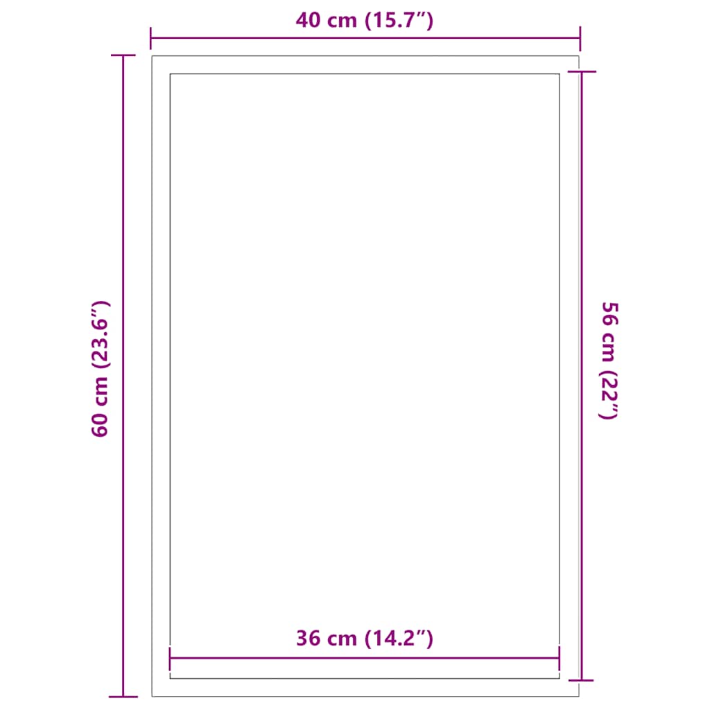 Deurmat 40x60 cm zwart is nu te koop bij PeponiXL, paradijselijk wonen!