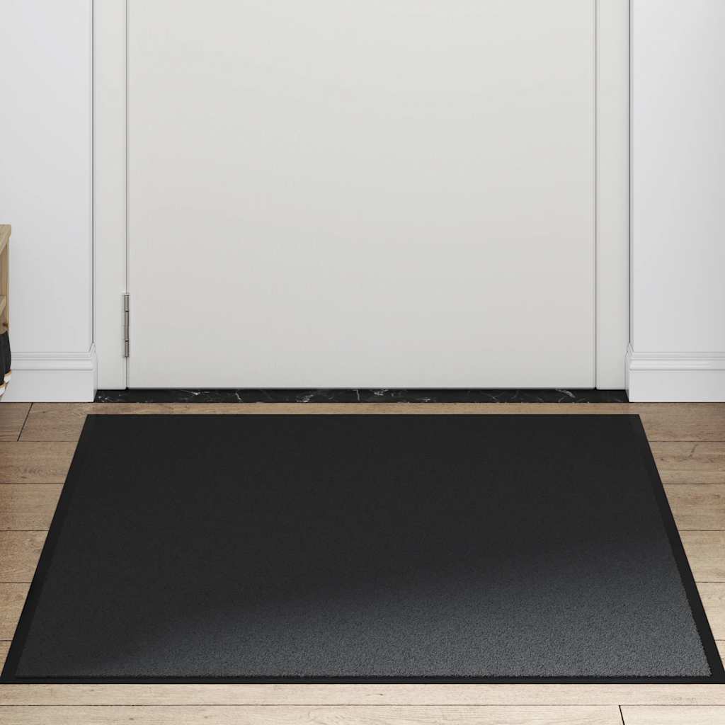Deurmat 90x120 cm zwart is nu te koop bij PeponiXL, paradijselijk wonen!