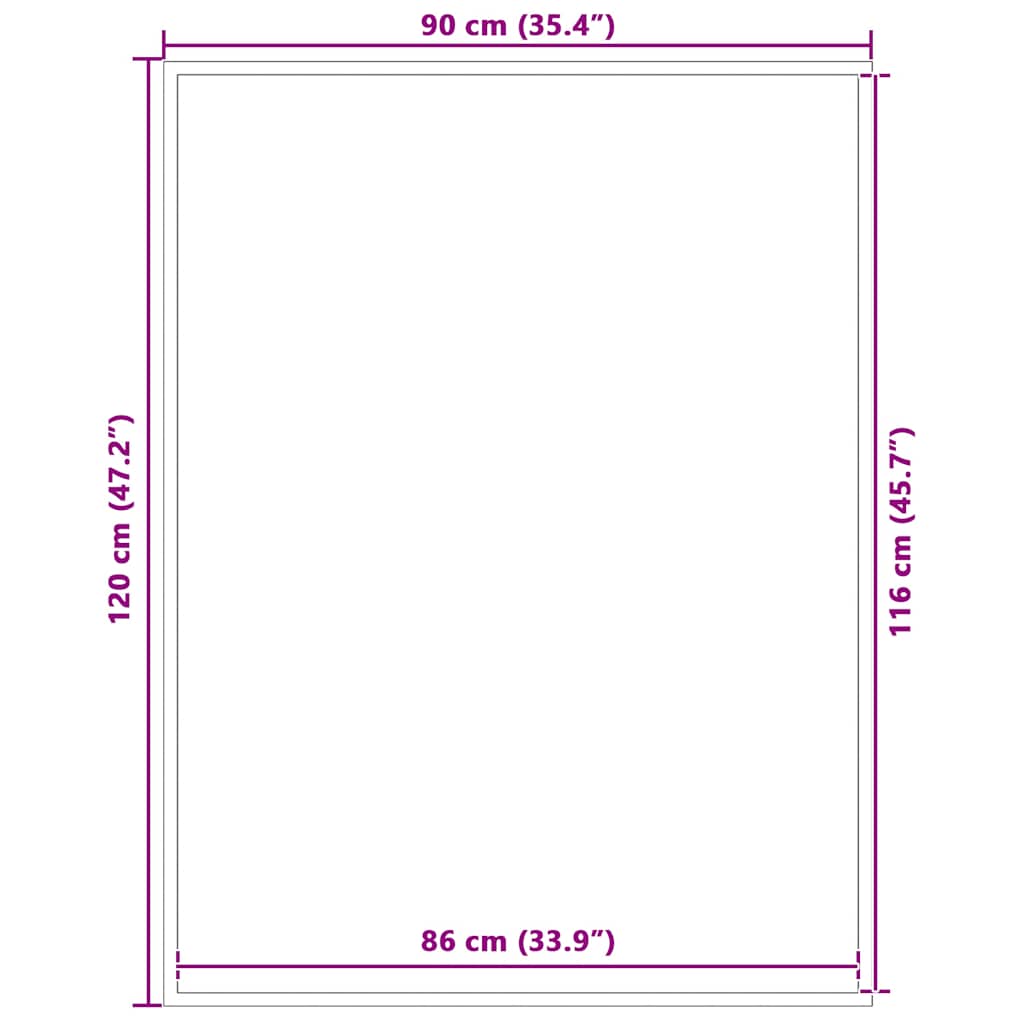 Deurmat 90x120 cm zwart is nu te koop bij PeponiXL, paradijselijk wonen!