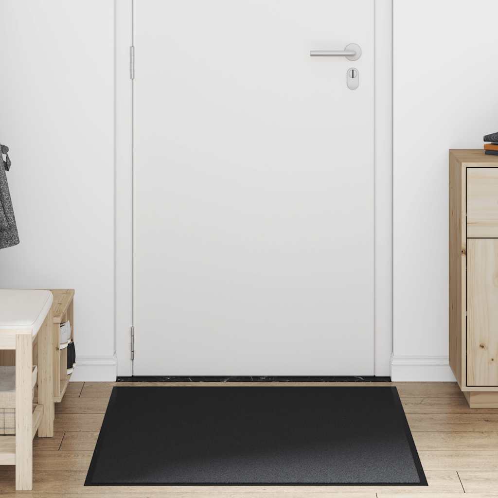 Deurmat 90x150 cm zwart is nu te koop bij PeponiXL, paradijselijk wonen!