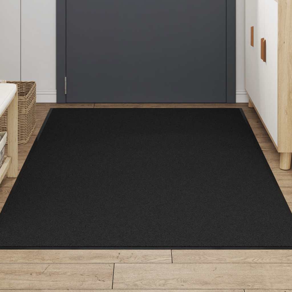 Deurmat 115x200 cm zwart is nu te koop bij PeponiXL, paradijselijk wonen!