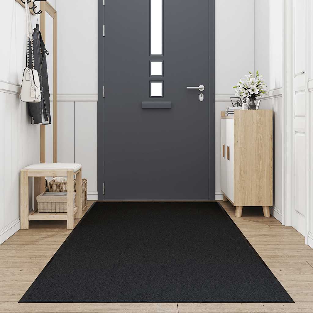 Deurmat 115x300 cm zwart is nu te koop bij PeponiXL, paradijselijk wonen!