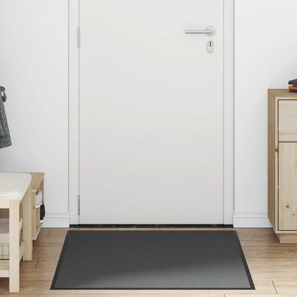 Deurmat 90x150 cm antracietkleurig is nu te koop bij PeponiXL, paradijselijk wonen!