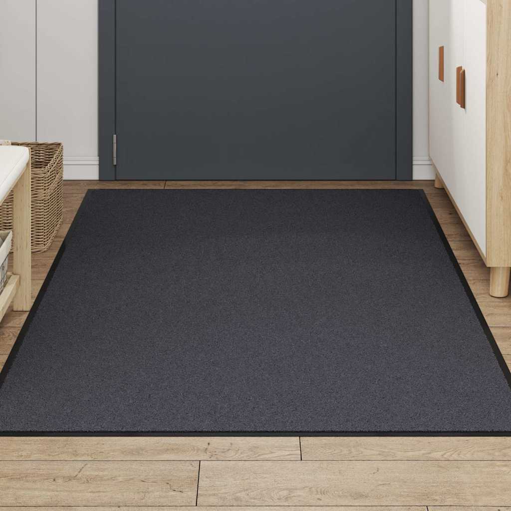 Deurmat 115x200 cm antracietkleurig is nu te koop bij PeponiXL, paradijselijk wonen!