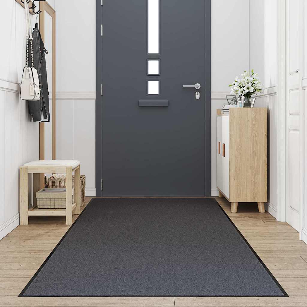 Deurmat 115x500 cm antracietkleurig is nu te koop bij PeponiXL, paradijselijk wonen!