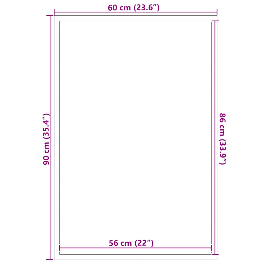 Deurmat 60x90 cm bruin is nu te koop bij PeponiXL, paradijselijk wonen!