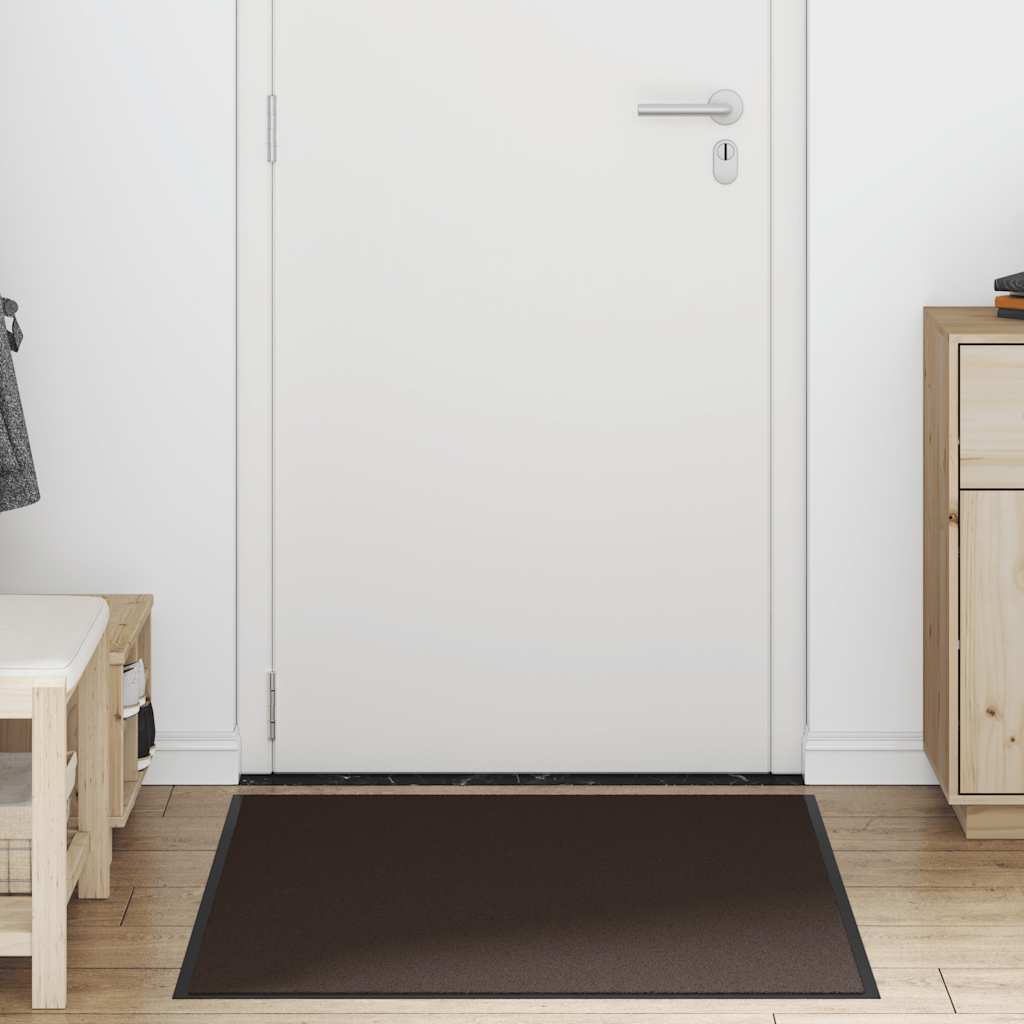 Deurmat 80x120 cm bruin is nu te koop bij PeponiXL, paradijselijk wonen!