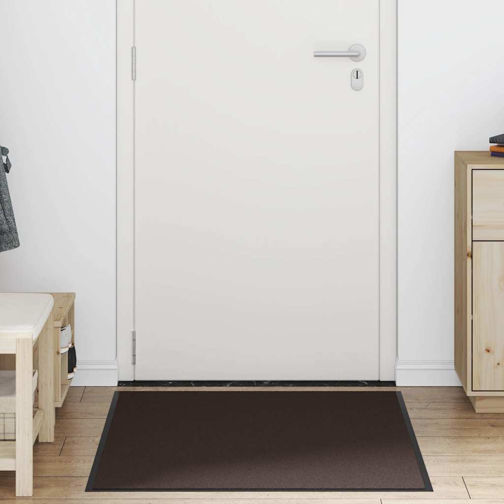 Deurmat 90x120 cm bruin is nu te koop bij PeponiXL, paradijselijk wonen!