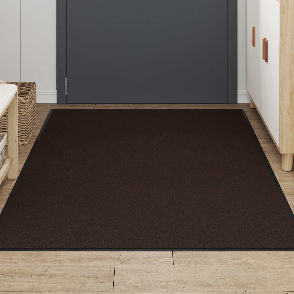 Deurmat 115x200 cm bruin is nu te koop bij PeponiXL, paradijselijk wonen!