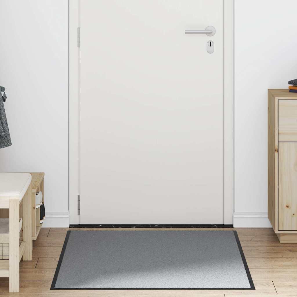 Deurmat 90x120 cm grijs is nu te koop bij PeponiXL, paradijselijk wonen!
