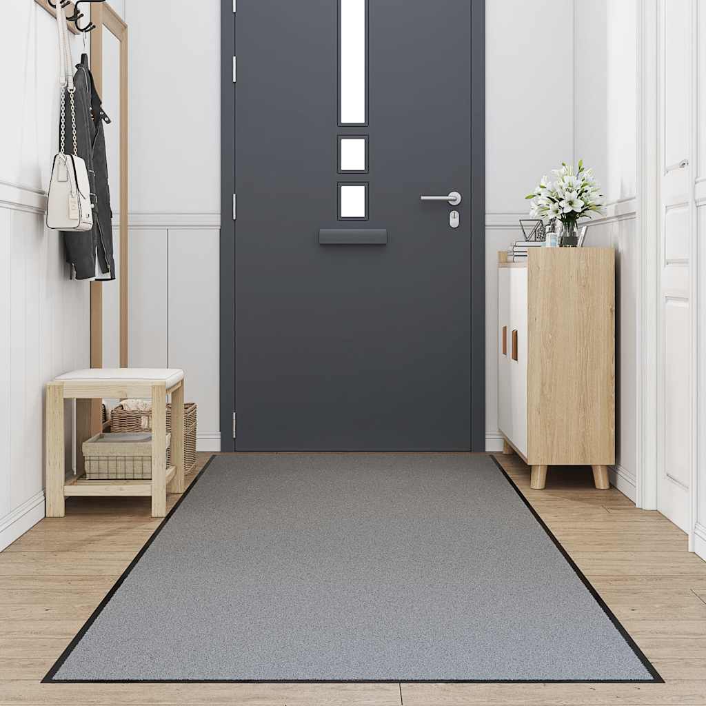 Deurmat 115x400 cm grijs is nu te koop bij PeponiXL, paradijselijk wonen!
