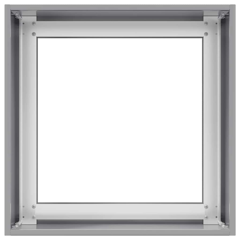 Plantenbak 40x40x40 cm gegalvaniseerd staal is nu te koop bij PeponiXL, paradijselijk wonen!