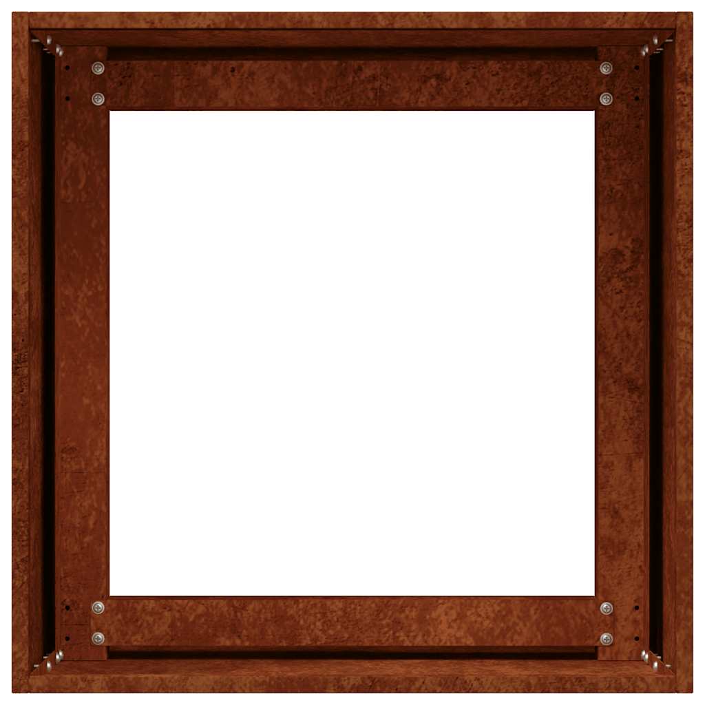 Plantenbak roestig 40x40x40 cm weervast staal is nu te koop bij PeponiXL, paradijselijk wonen!