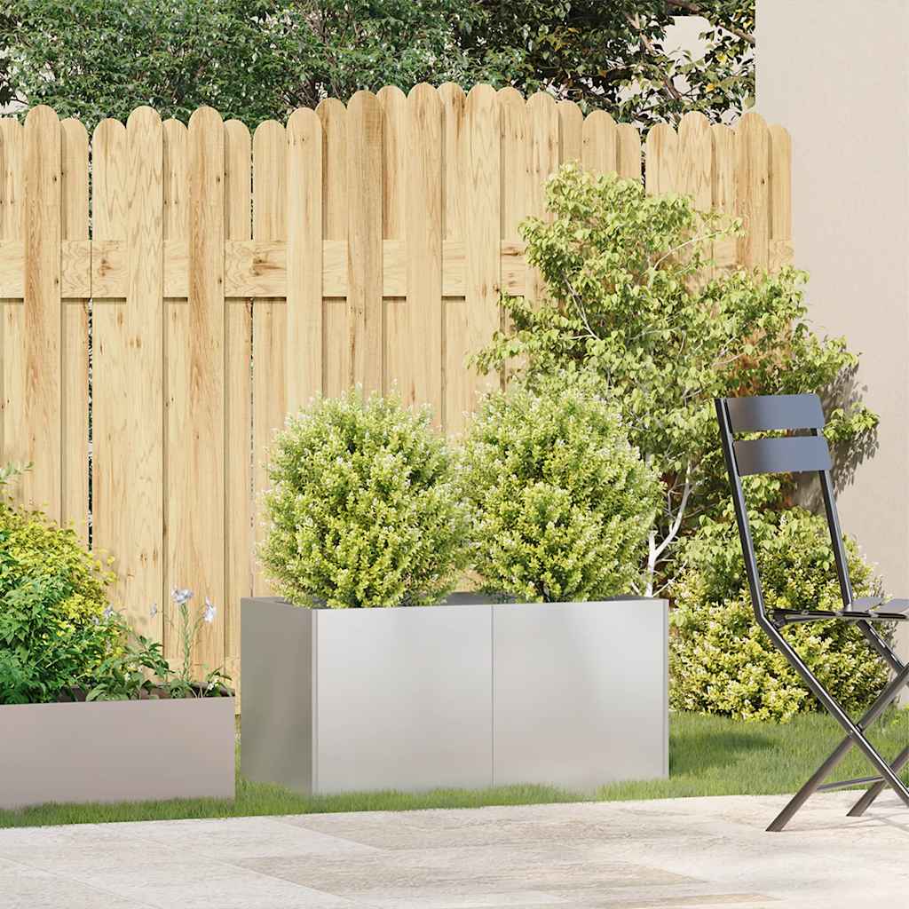 Plantenbak 80x40x40 cm roestvrij staal is nu te koop bij PeponiXL, paradijselijk wonen!