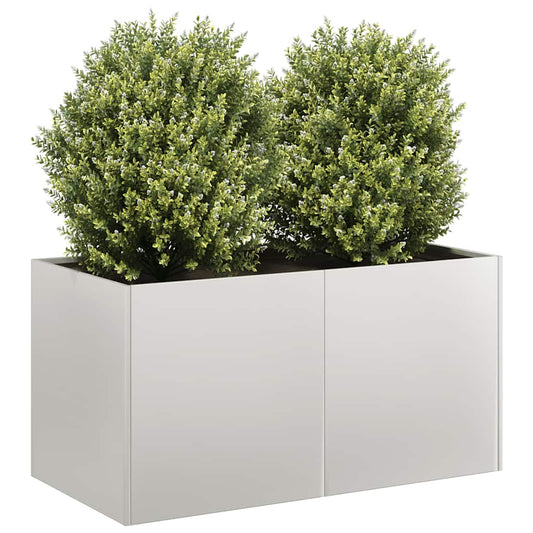 Plantenbak 80x40x40 cm roestvrij staal is nu te koop bij PeponiXL, paradijselijk wonen!