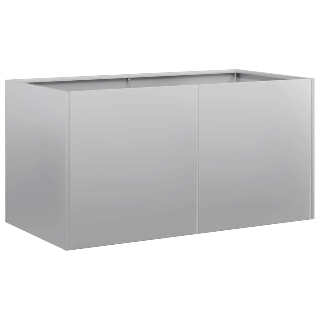 Plantenbak 80x40x40 cm gegalvaniseerd staal is nu te koop bij PeponiXL, paradijselijk wonen!