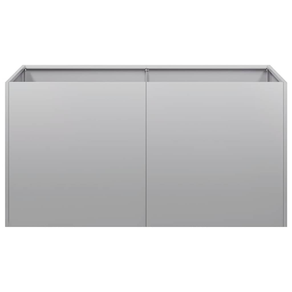 Plantenbak 80x40x40 cm gegalvaniseerd staal is nu te koop bij PeponiXL, paradijselijk wonen!