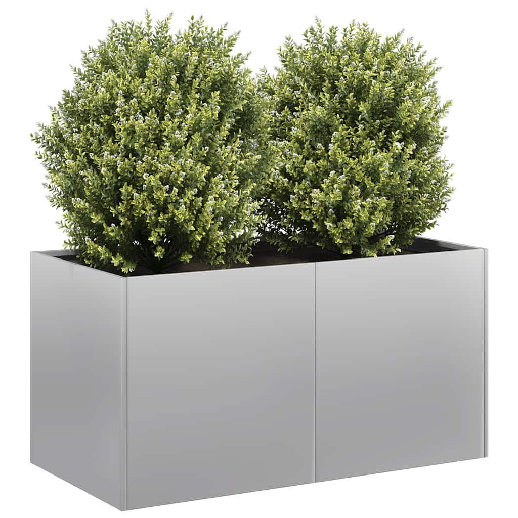 Plantenbak 80x40x40 cm gegalvaniseerd staal is nu te koop bij PeponiXL, paradijselijk wonen!