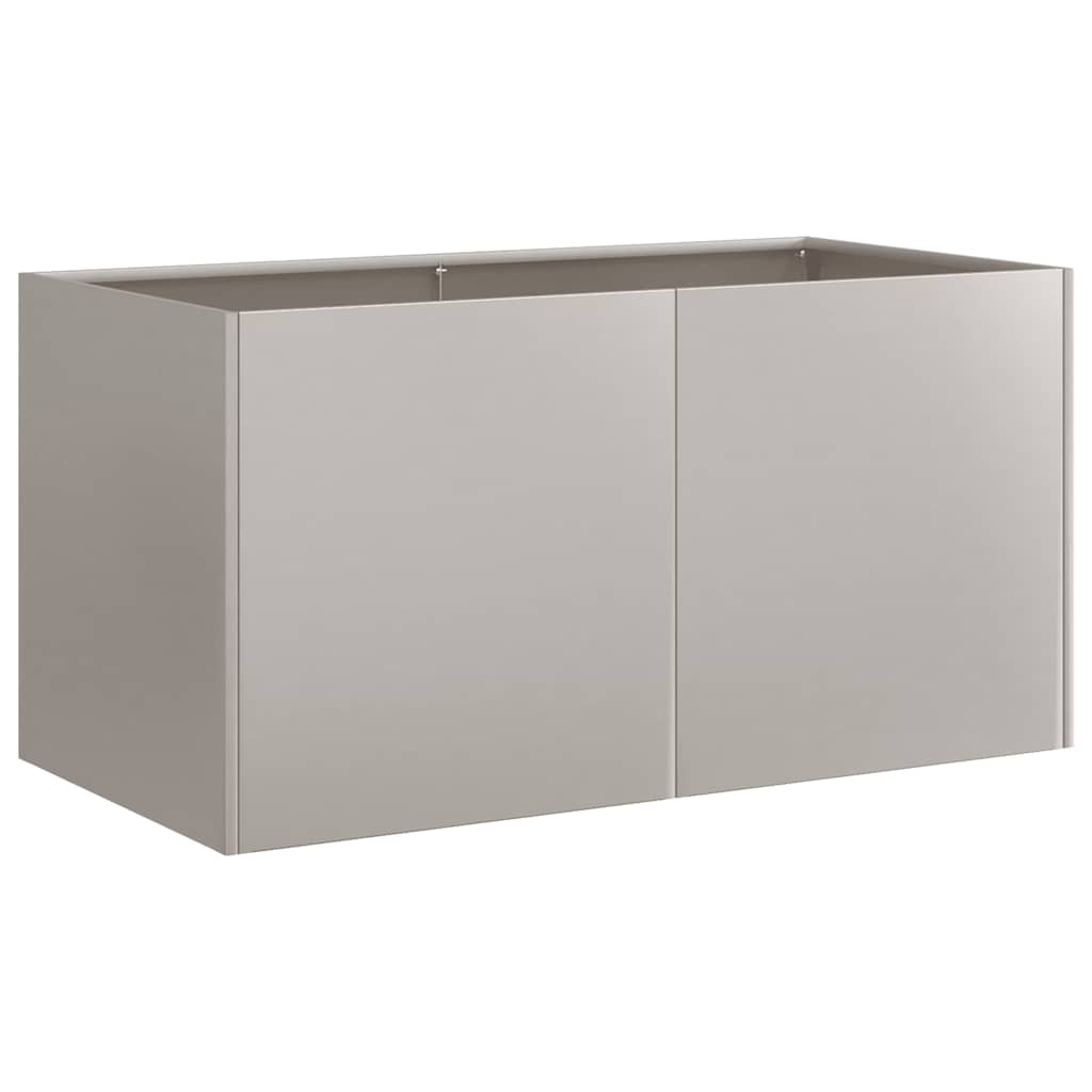 Plantenbak roestig 80x40x40 cm weervast staal is nu te koop bij PeponiXL, paradijselijk wonen!