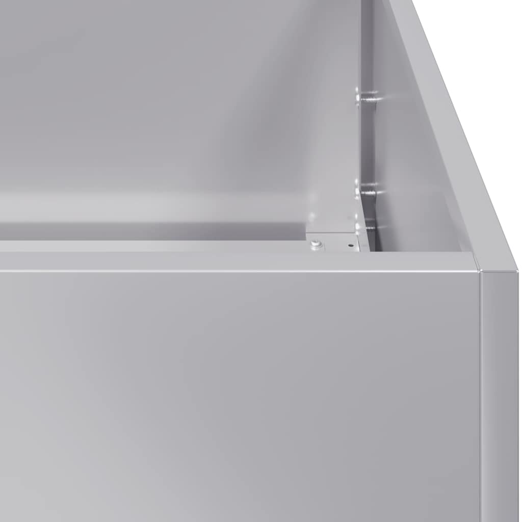 Plantenbak 120x40x40 cm gegalvaniseerd staal is nu te koop bij PeponiXL, paradijselijk wonen!