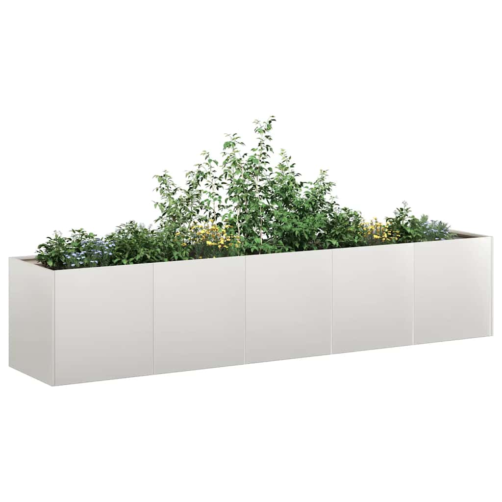 Plantenbak 200x40x40 cm roestvrij staal is nu te koop bij PeponiXL, paradijselijk wonen!