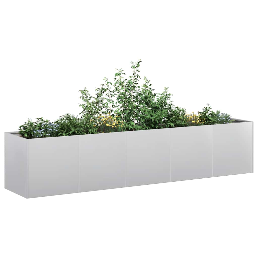 Plantenbak 200x40x40 cm gegalvaniseerd staal is nu te koop bij PeponiXL, paradijselijk wonen!