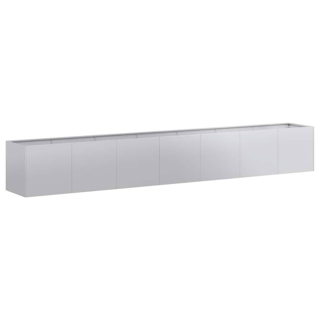 Plantenbak 280x40x40 cm gegalvaniseerd staal is nu te koop bij PeponiXL, paradijselijk wonen!