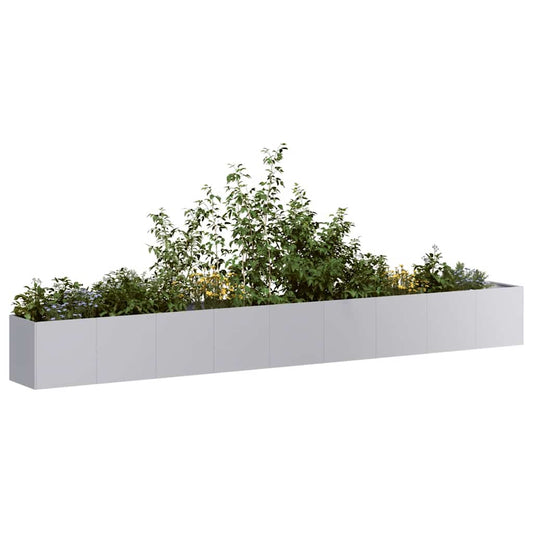 Plantenbak 360x40x40 cm gegalvaniseerd staal is nu te koop bij PeponiXL, paradijselijk wonen!