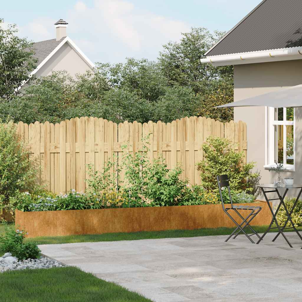 Plantenbak roestig 360x40x40 cm weervast staal is nu te koop bij PeponiXL, paradijselijk wonen!