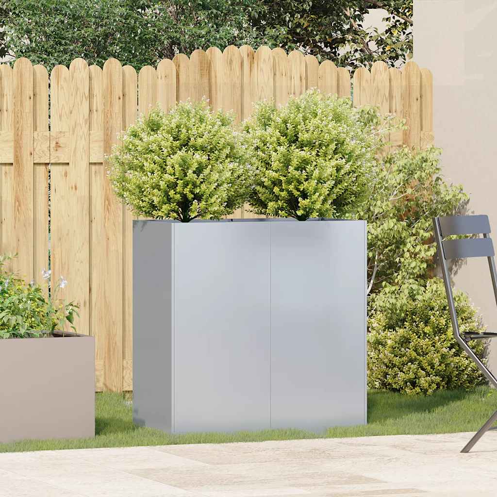 Plantenbak 80x40x80 cm gegalvaniseerd staal is nu te koop bij PeponiXL, paradijselijk wonen!
