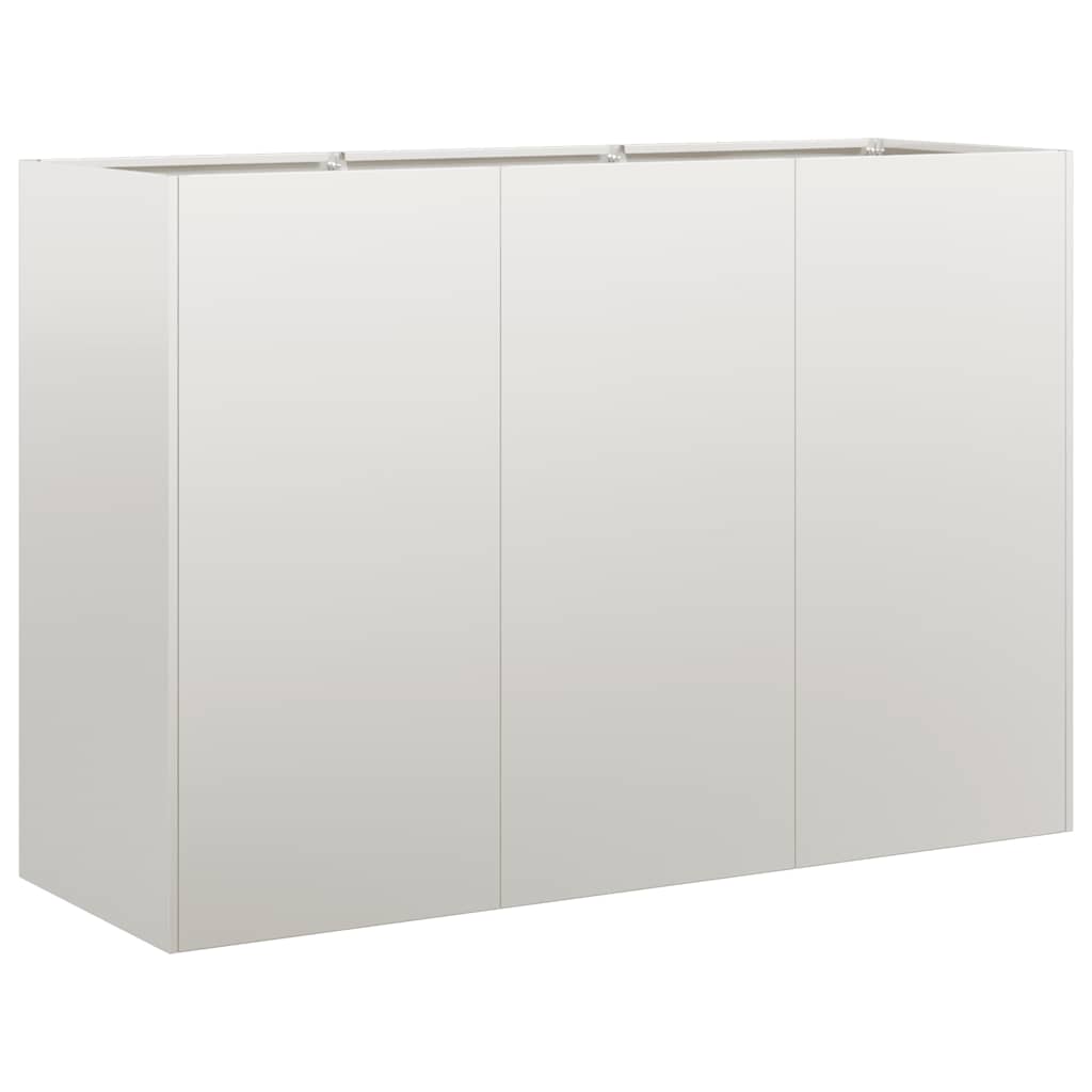 Plantenbak 120x40x80 cm roestvrij staal is nu te koop bij PeponiXL, paradijselijk wonen!