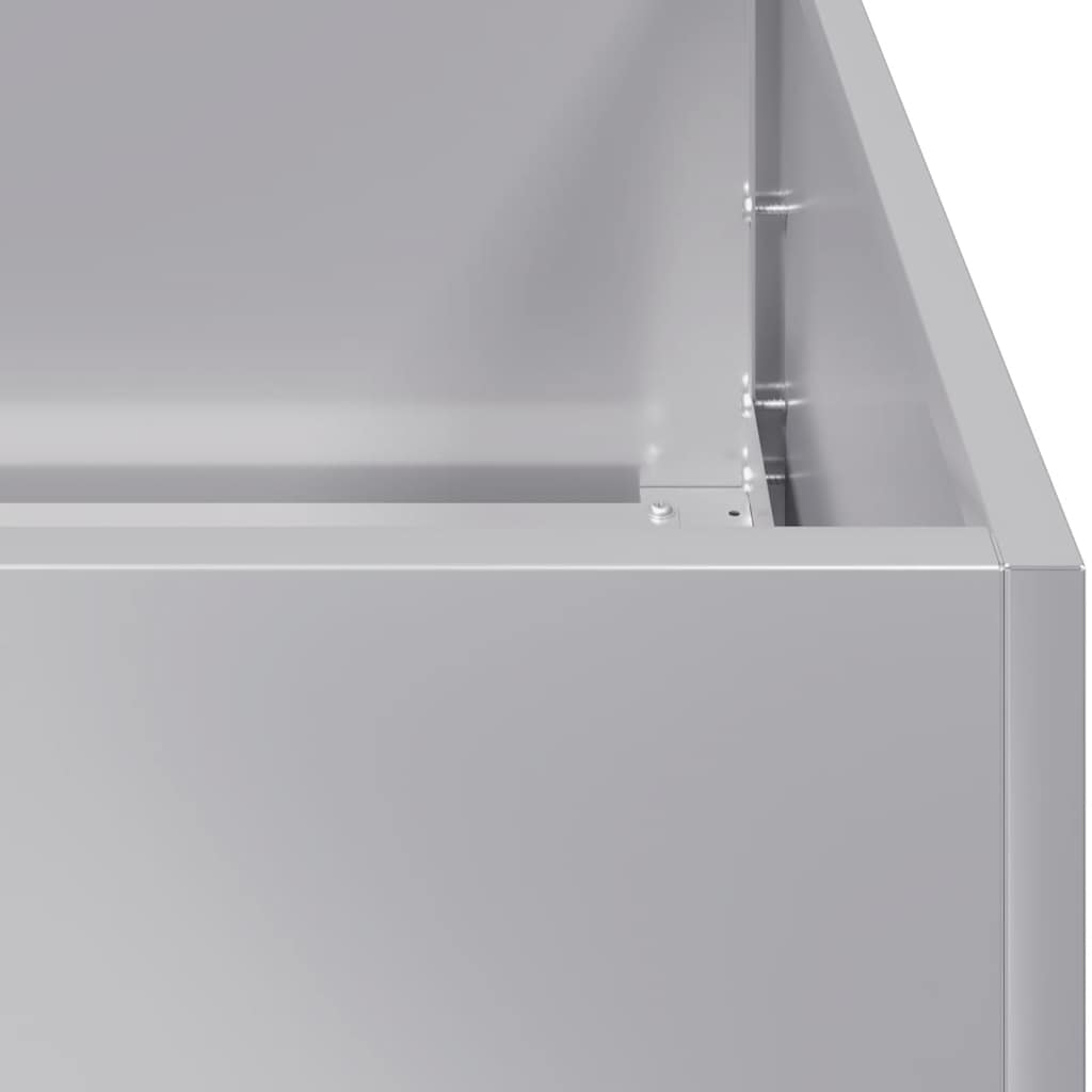 Plantenbak 200x40x80 cm gegalvaniseerd staal is nu te koop bij PeponiXL, paradijselijk wonen!