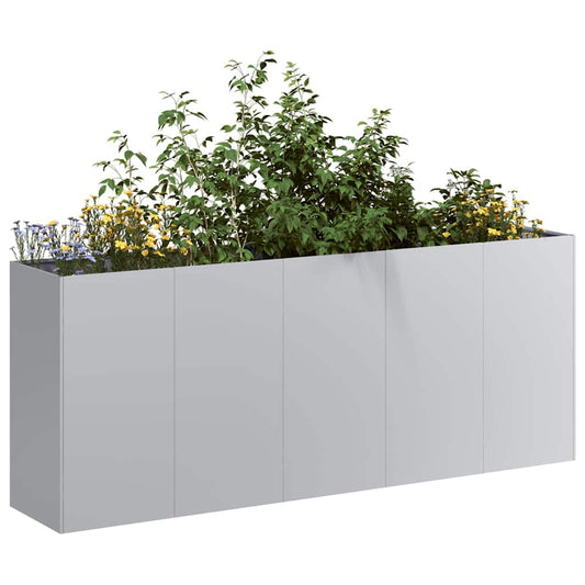 Plantenbak 200x40x80 cm gegalvaniseerd staal is nu te koop bij PeponiXL, paradijselijk wonen!