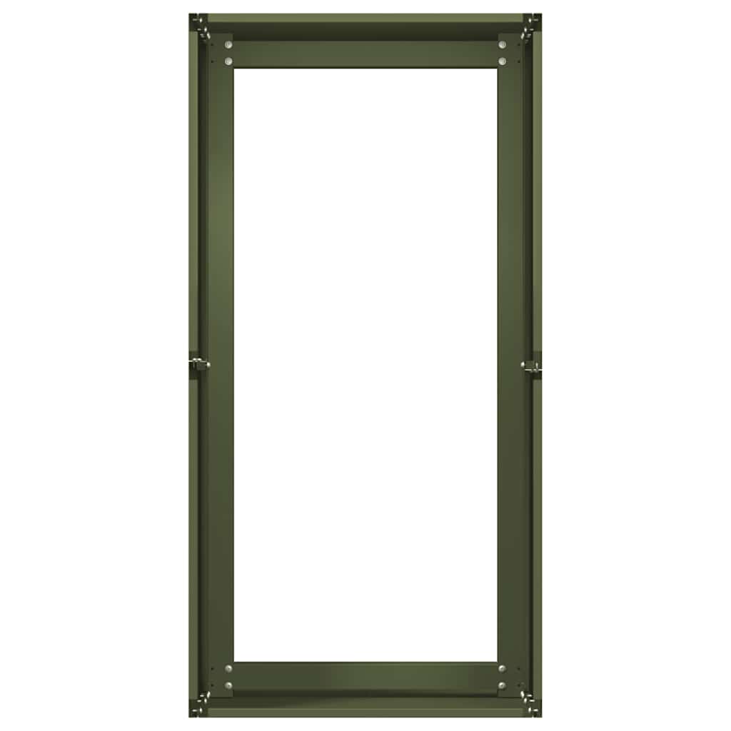Plantenbak 40x80x40 cm koudgewalst staal olijfgroen is nu te koop bij PeponiXL, paradijselijk wonen!
