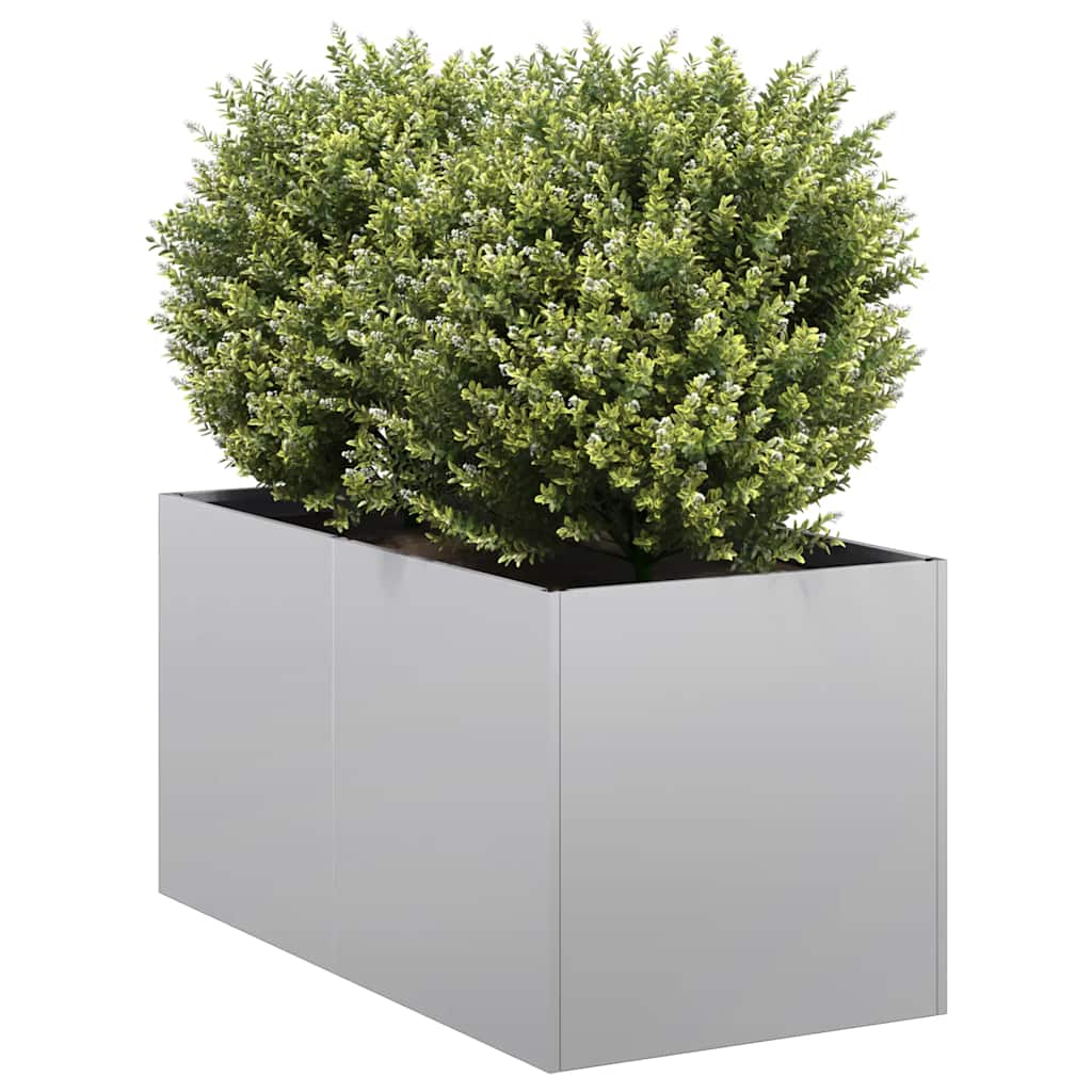 Plantenbak 40x80x40 cm gegalvaniseerd staal is nu te koop bij PeponiXL, paradijselijk wonen!