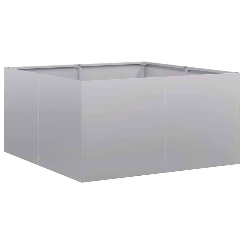 Plantenbak 80x80x40 cm gegalvaniseerd staal is nu te koop bij PeponiXL, paradijselijk wonen!