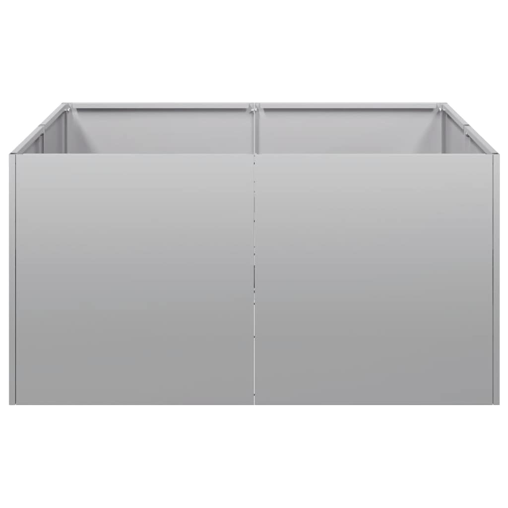 Plantenbak 80x80x40 cm gegalvaniseerd staal is nu te koop bij PeponiXL, paradijselijk wonen!